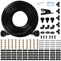 OnBrand 150FT Mister for Outside Patio with 55 Brass Nozzles and 5 T-Joints