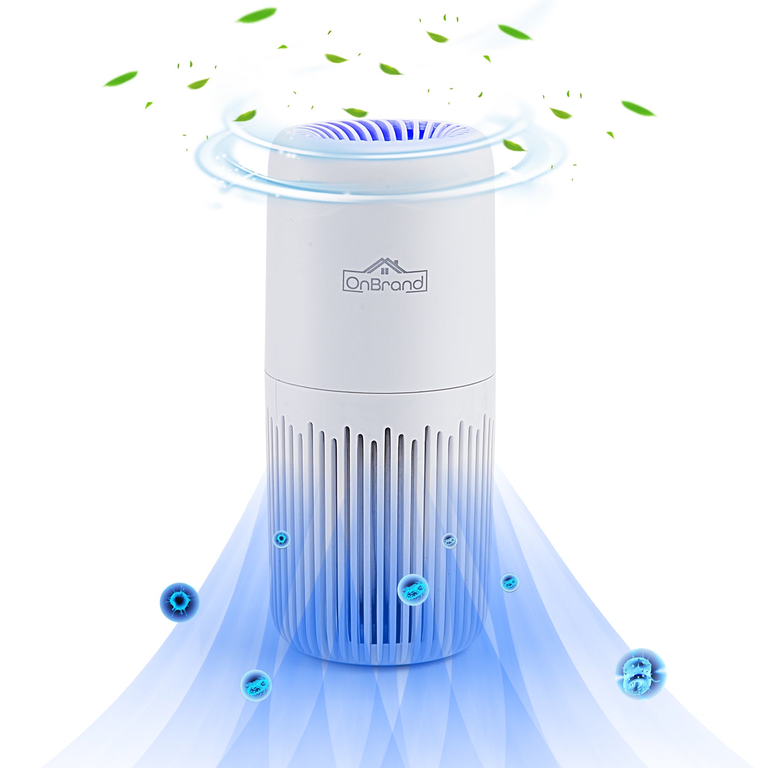 UV Air Purifier 2.0: Ultimate Portable Air Purifier & Sanitizer eliminate Airborne Germs, Odor, Smoke & Pet Odor