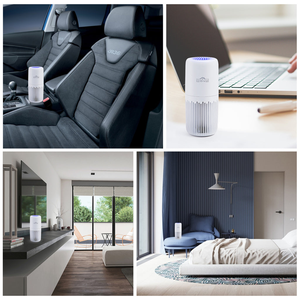 UV Air Purifier 2.0: Ultimate Portable Air Purifier & Sanitizer eliminate Airborne Germs, Odor, Smoke & Pet Odor