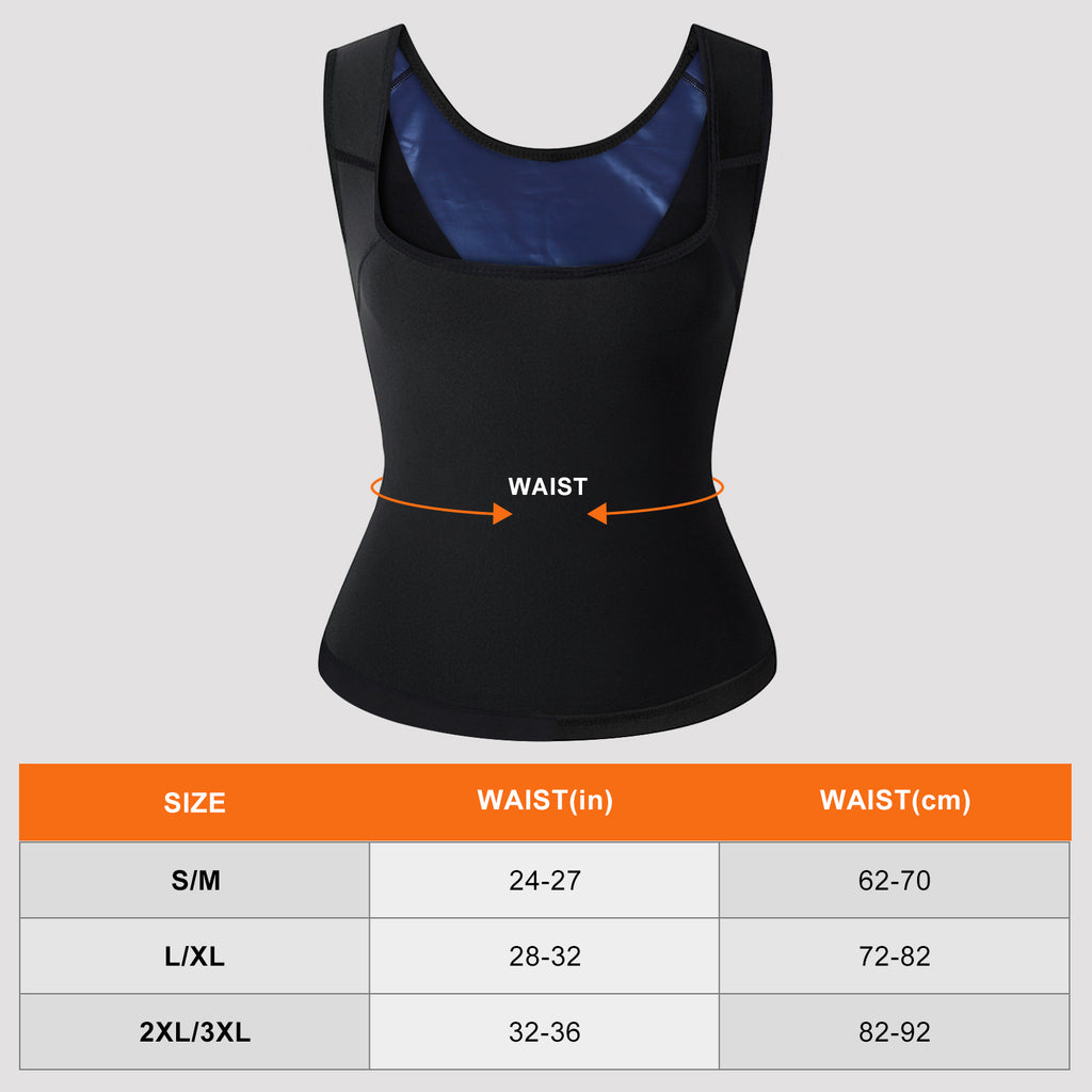 Unisex Sweat Vest: Slim Fast, Burn Calories, Stay Comfortable Lightweight | Quick-Dry | Machine Washable | Boosts Natural Sweat
