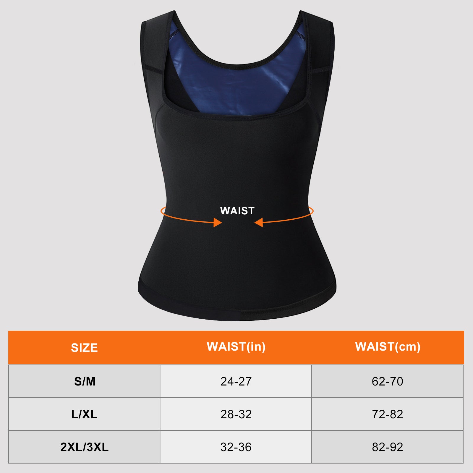 Unisex Sweat Vest: Slim Fast, Burn Calories, Stay Comfortable Lightweight | Quick-Dry | Machine Washable | Boosts Natural Sweat