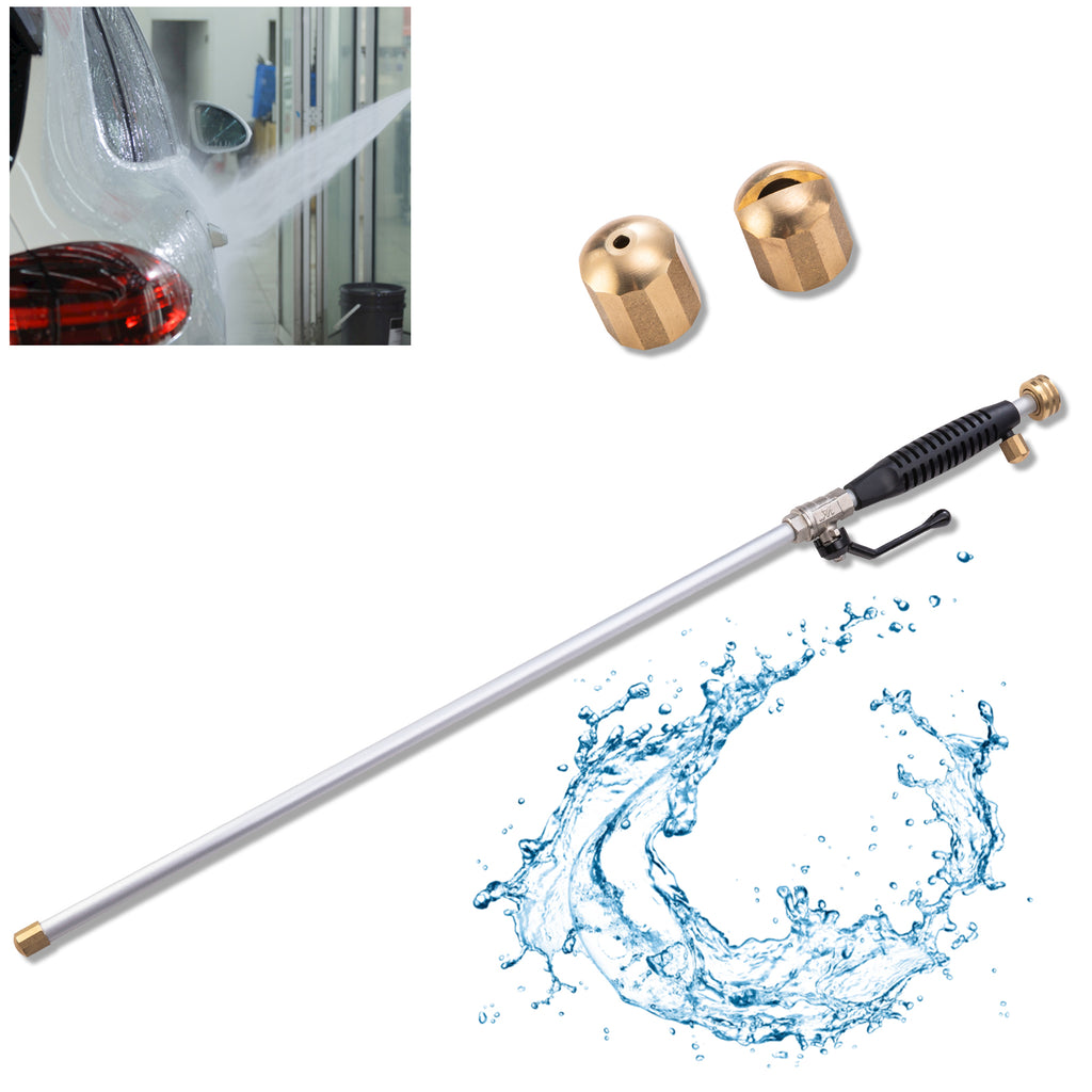 High Pressure Washer Gun with Fan & Jet Steam Nozzles for Car/Deck/Garden Wash
