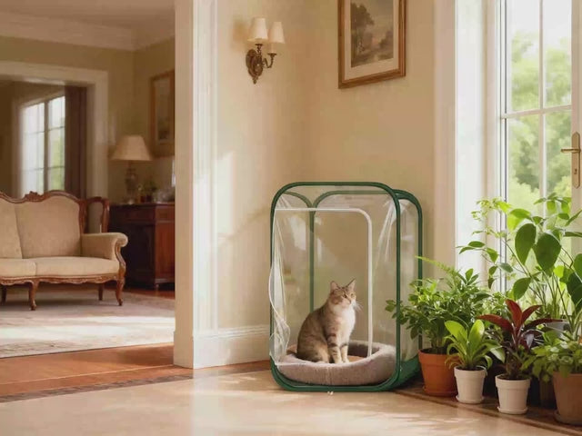 OnBrand 2-Pack 24.65" x 24.65" x 35.59" Pop Up Mini Greenhouse for Winter