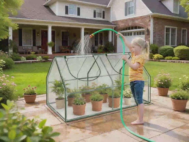 OnBrand 64.96" x 33.07" x 35.43" Portable Mini Greenhouse for Outdoors